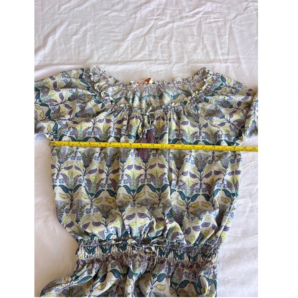 Women's Tory Burch, mosaic print silk romper S/P